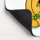 Halloween Pumpkin met zwarte kat Muismat (Hoek)