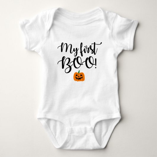 Halloween Pumpkin Mijn eerste boek! Romper (Voorkant)