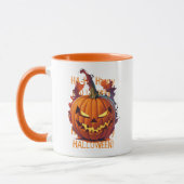 Halloween Pumpkin Mok (Links)