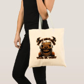 Halloween Pumpkin Monster Truck Spooky Haunted Nig Tote Bag (Voorkant (product))