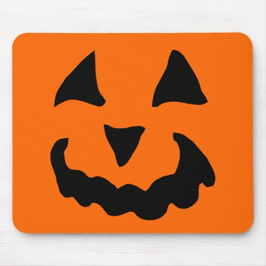 Halloween Pumpkin Mousepad Muismat (Voorkant)