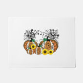 Halloween Pumpkin Music Symbols Music Teacher Deurmat (Voorkant)