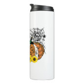 Halloween Pumpkin Music Symbols Music Teacher Thermosbeker (Geroteerd rechts)