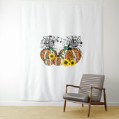 Halloween Pumpkin Music Symbols Music Teacher Wandkleed (In situ)