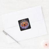 Halloween Pumpkin No 3 Classic Square Sticker (Envelop)