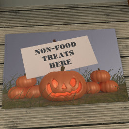 Halloween Pumpkin Non-Food Treates hier Doormat Deurmat