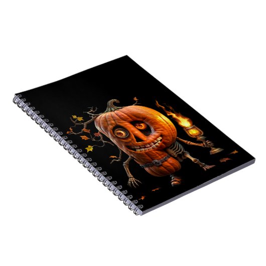 Halloween Pumpkin Notitieboek (Rechterzijde)