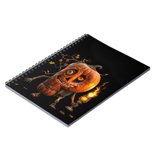 Halloween Pumpkin Notitieboek (Linkerzijde)