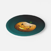 Halloween Pumpkin op een Bord papier (Gekanteld)