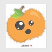 Halloween Pumpkin, Oranje pompoen, Trick or treat Sticker (Vel)