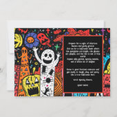 Halloween Pumpkin Palooza Party Kaart (Achterkant)