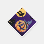 Halloween Pumpkin Paper Napkin Servetten (Hoek)