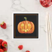 Halloween Pumpkin Paper Napkins Servet (Insitu)