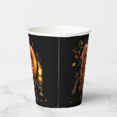 Halloween Pumpkin Papieren Bekers (Rechts)