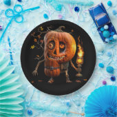 Halloween Pumpkin Papieren Bordje (Feest)