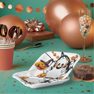 Halloween Pumpkin Party Paper Bord