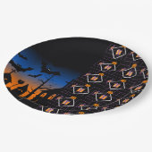 Halloween Pumpkin Party Paper Plates  Papieren Bordje (Gekanteld)