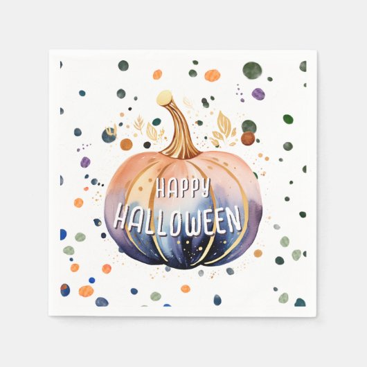 Halloween Pumpkin Party Paper Servet (Voorkant)