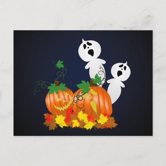 Halloween Pumpkin Patch Briefkaart (Voorkant)