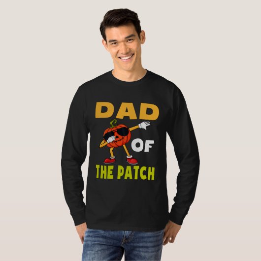 Halloween Pumpkin Patch Dad Of The Patch Jack O La T-shirt (Voorkant volledig)