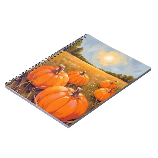 Halloween Pumpkin Patch Fall Autumn Notitieboek (Linkerzijde)
