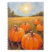 Halloween Pumpkin Patch Fall Autumn Notitieboek (Voorkant)