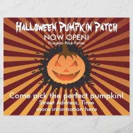 Halloween Pumpkin Patch Flyer