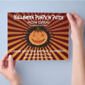 Halloween Pumpkin Patch Flyer (Hand)