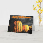 Halloween Pumpkin Patch Kaart (Gele Bloem)