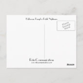 Halloween Pumpkin Patch Nightmare Briefkaart (Achterkant)