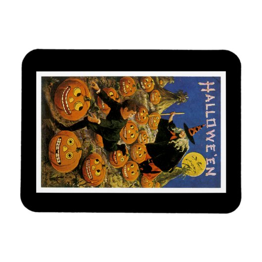 Halloween Pumpkin Patch Nightmare Magneet (Horizontaal)