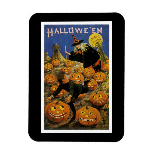 Halloween Pumpkin Patch Nightmare Magneet