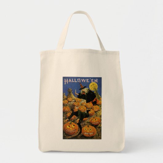Halloween Pumpkin Patch Nightmare Tote Bag (Voorkant)
