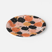 Halloween Pumpkin Patch Papieren Bordje (Gekanteld)