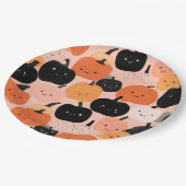 Halloween Pumpkin Patch Papieren Bordje (Gekanteld)