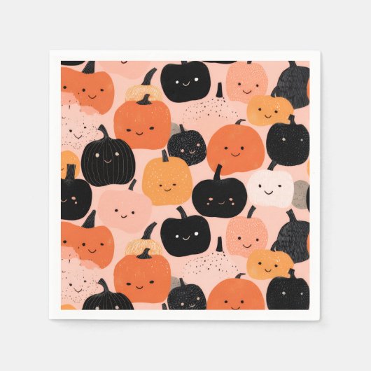 Halloween Pumpkin Patch Servet (Voorkant)