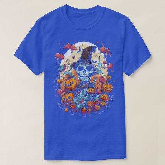 Halloween Pumpkin Patch T-shirt (Design voorkant)