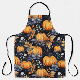 Halloween Pumpkin Pattern Apron Schort