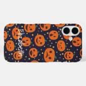 Halloween Pumpkin Pattern Jack O Lantern Custom Ca Case-Mate iPhone Case (Achterkant (horizontaal))