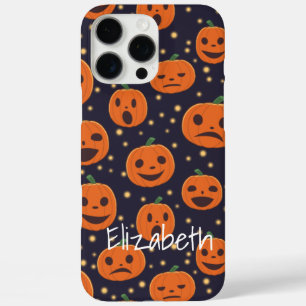 Halloween Pumpkin Pattern Jack O Lantern Custom iPhone 16 Pro Max Hoesje