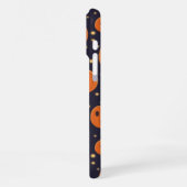 Halloween Pumpkin Pattern Jack O Lantern Custom iPhone Hoesje (Linkerkant)