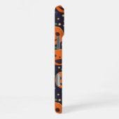 Halloween Pumpkin Pattern Jack O Lantern Custom iPhone Hoesje (Rechterkant)
