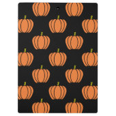 Halloween Pumpkin Pattern-klembord Klembord (Achterkant)