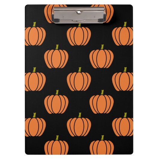 Halloween Pumpkin Pattern-klembord Klembord (Voorkant)