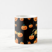 Halloween Pumpkin Pattern Koffiemok (Center)