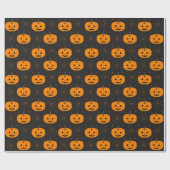 Halloween Pumpkin Pattern-pakpapier Cadeaupapier (Vlak)