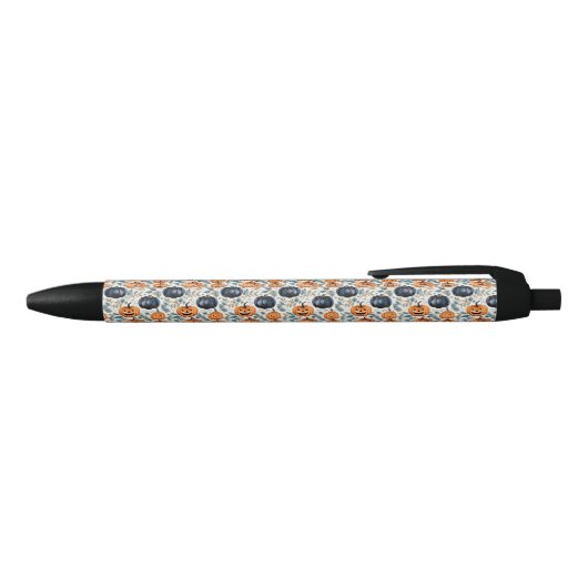Halloween Pumpkin Pattern Zwarte Inkt Pen (Bovenkant)