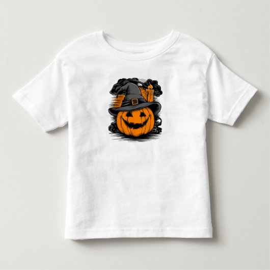 Halloween Pumpkin Peuter Kinder Shirts (Voorkant)