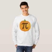 Halloween Pumpkin Pie Pi T-shirt (Voorkant volledig)