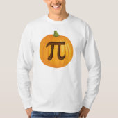 Halloween Pumpkin Pie Pi T-shirt (Voorkant)